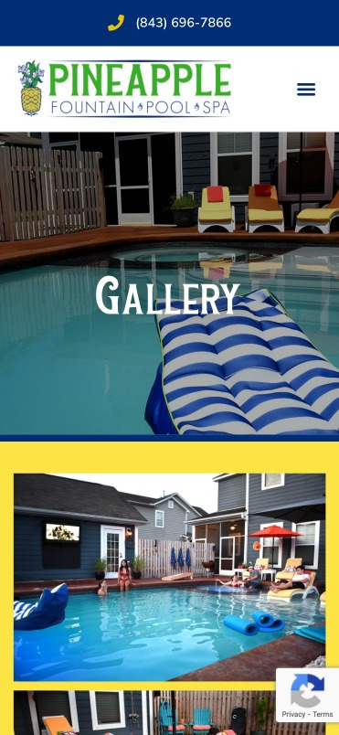 Gallery - Pineapple Fountain, Pool Spa