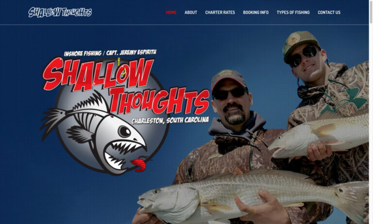 Shallow Thoughts Inshore Fishing Charters Charleston, South Carolina